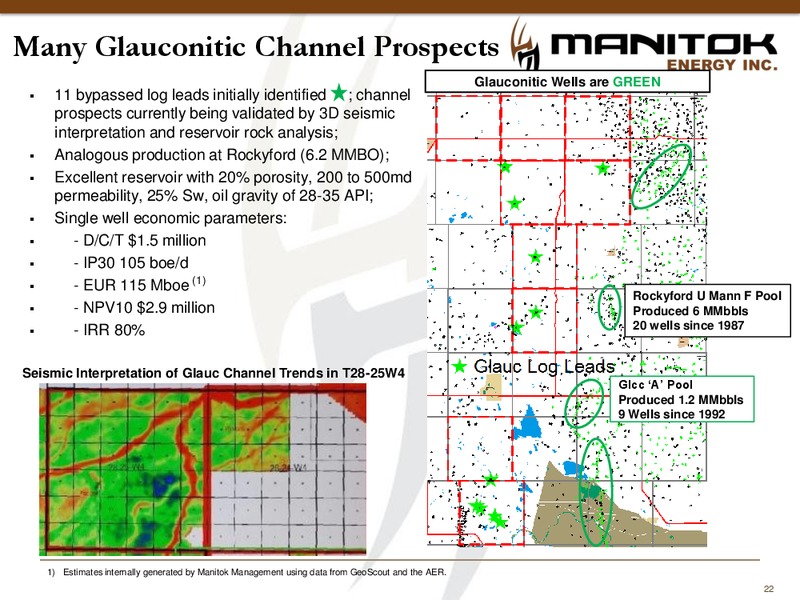 CORPORATE PRESENTATION – Manitok Energy Inc. – slide 20