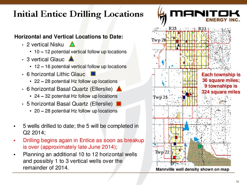 CORPORATE PRESENTATION – Manitok Energy Inc. – slide 16