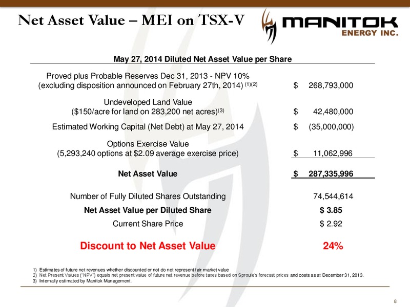 Manitok Energy Inc (MEI TSXV) Corporate Presentation – Manitok Energy Inc. – slide 6