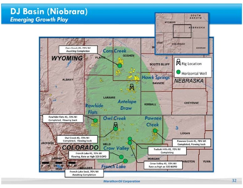 CREDIT SUISSE 2012 ENERGY SUMMIT – Marathon Oil Corp – slide 32