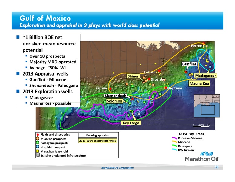 Howard Weil 41st Annual Energy Conference – Marathon Oil Corp – slide 32