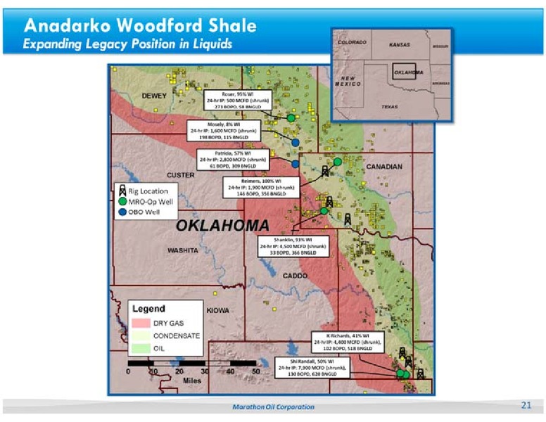 UBS GLOBAL OIL AND GAS CONFERENCE – Marathon Oil Corp – slide 21