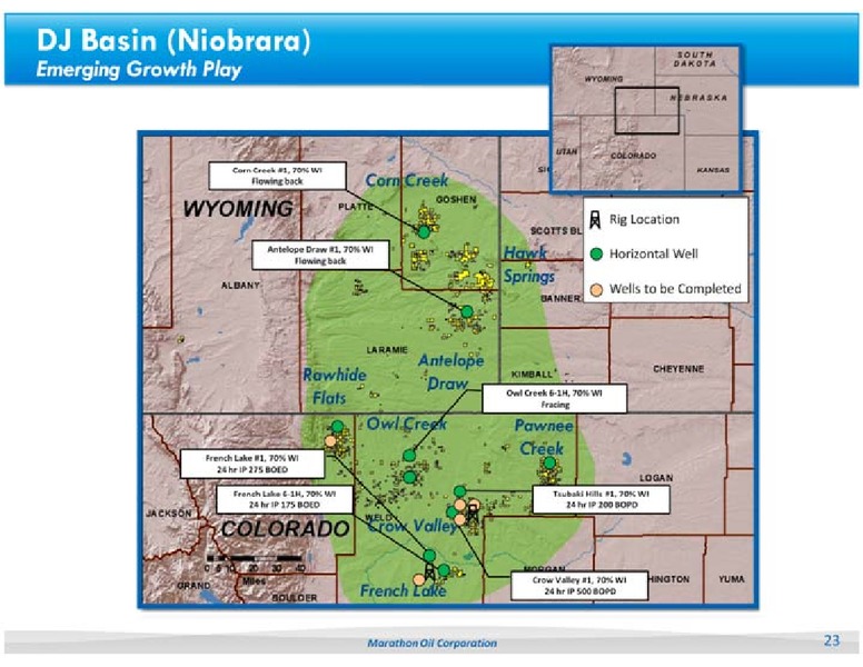 UBS GLOBAL OIL AND GAS CONFERENCE – Marathon Oil Corp – slide 23