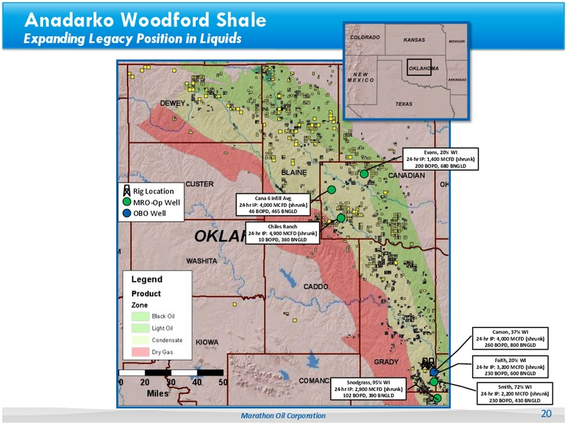 Business Update – Marathon Oil Corp – slide 19