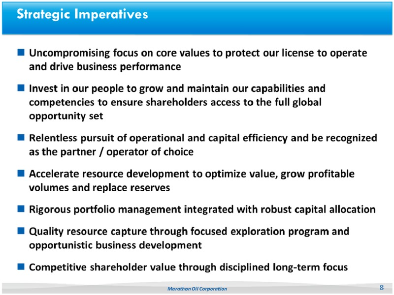 2013 ANALYST DAY – Marathon Oil Corp – slide 7