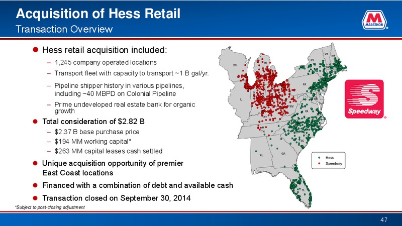 Raymond James Investor Conference – Marathon Petroleum Corporation – slide 46