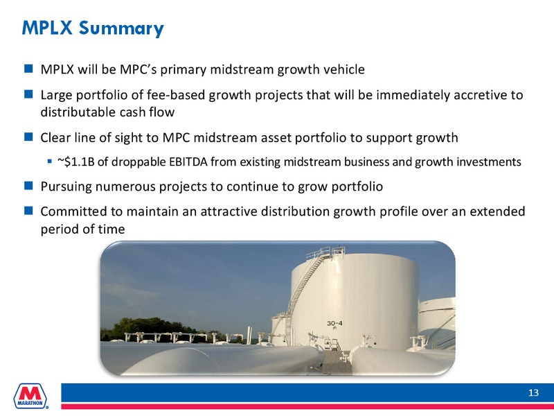 BARCLAYS CEO ENERGY POWER CONFERENCE – Marathon Petroleum Corporation – slide 12