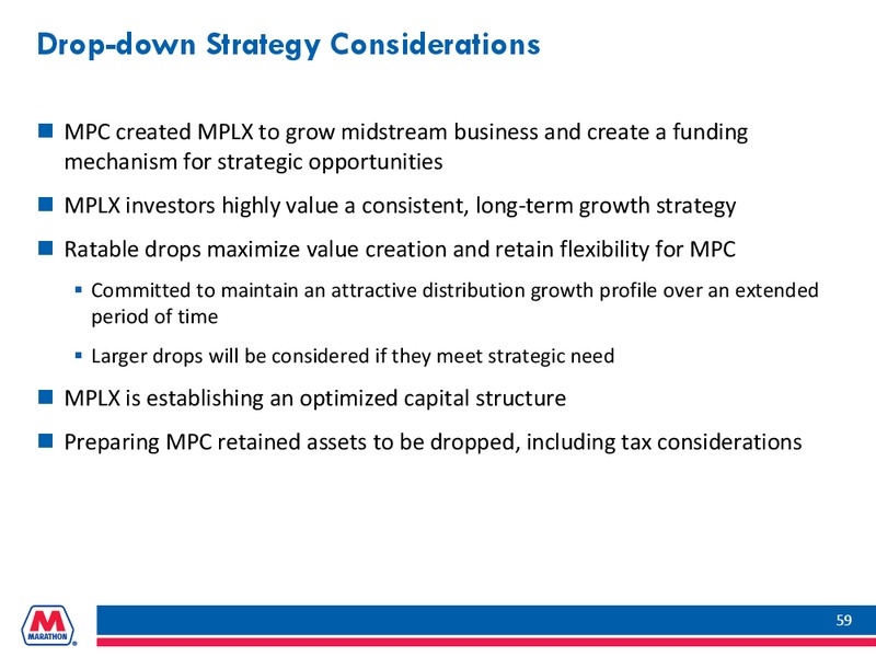 BARCLAYS CEO ENERGY POWER CONFERENCE – Marathon Petroleum Corporation – slide 58