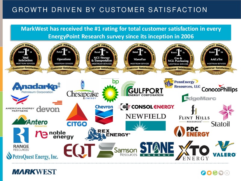FEBRUARY 2015 INVESTOR PRESENTATION – Markwest Energy Partners, L.P. – slide 5