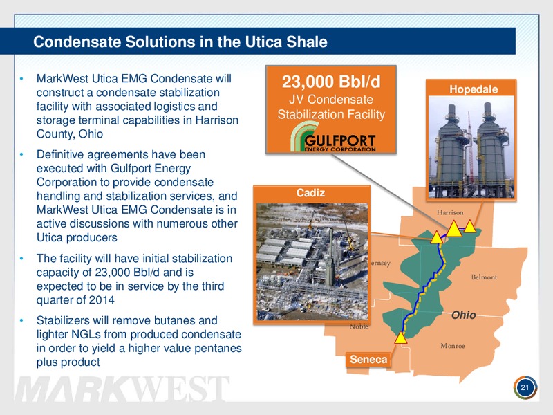 Investor Presentation – Markwest Energy Partners, L.P. – slide 20
