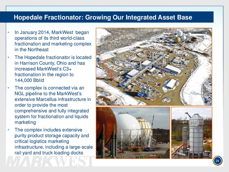 Investor Presentation – Markwest Energy Partners, L.P. – slide 23