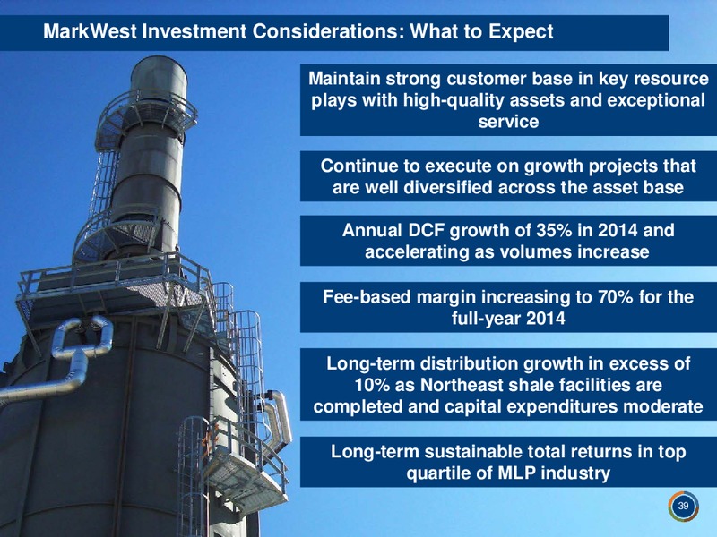 Investor Presentation – Markwest Energy Partners, L.P. – slide 38