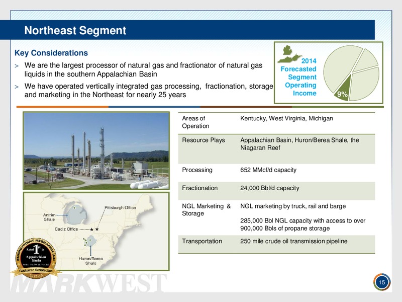 INVESTOR PRESENTATION FEBRUARY 2014 – Markwest Energy Partners, L.P. – slide 14