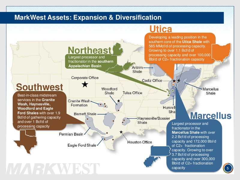 MORGAN STANLEY MIDSTREAM MLP & DIVERSIFIED NATURAL GAS EVENT – Markwest Energy Partners, L.P. – slide 4