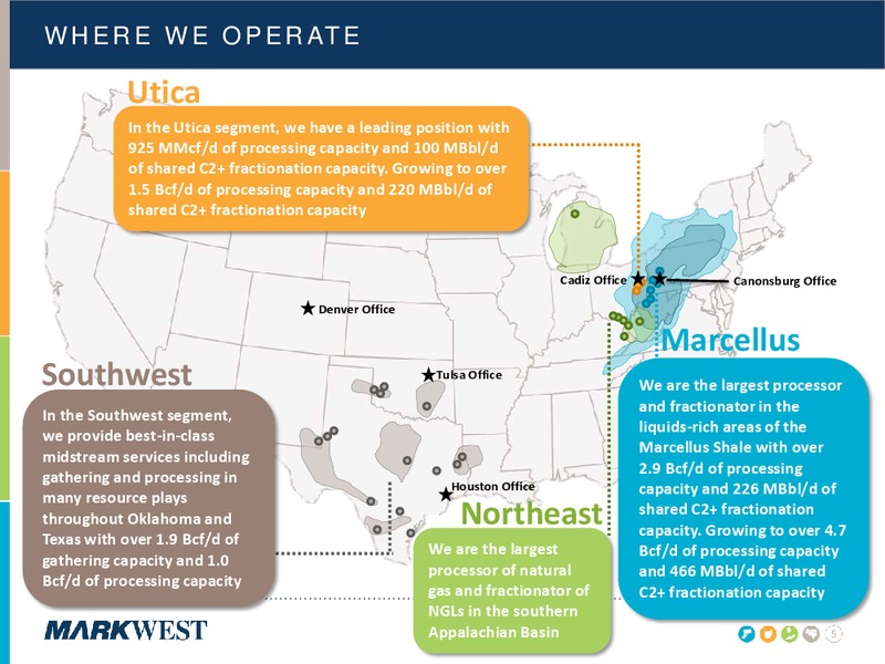 NOVEMBER 2014 INVESTOR PRESENTATION – Markwest Energy Partners, L.P. – slide 4