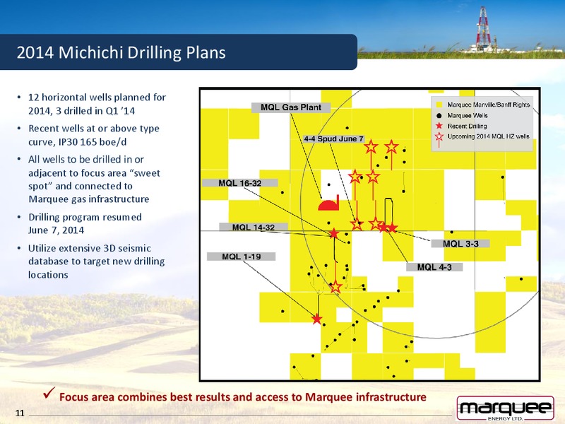 CORPORATE PRESENTATION – Marquee Energy Ltd. – slide 11