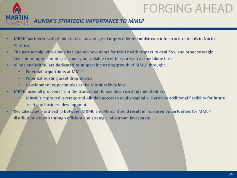 2014 Analyst and Investor Day – Martin Midstream Partners Lp – slide 73