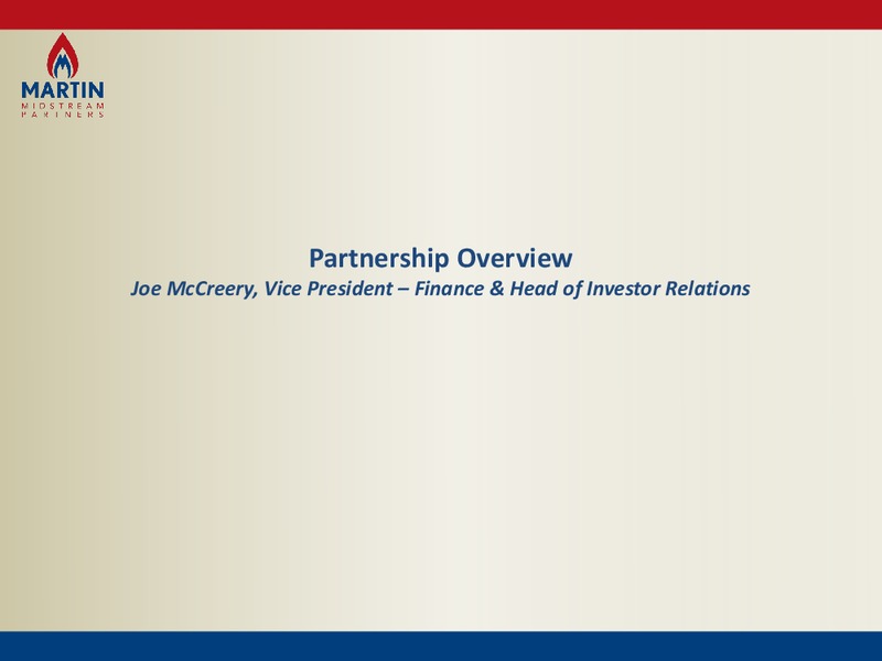 2014 Anaylst and Investor Day – Martin Midstream Partners Lp – slide 4