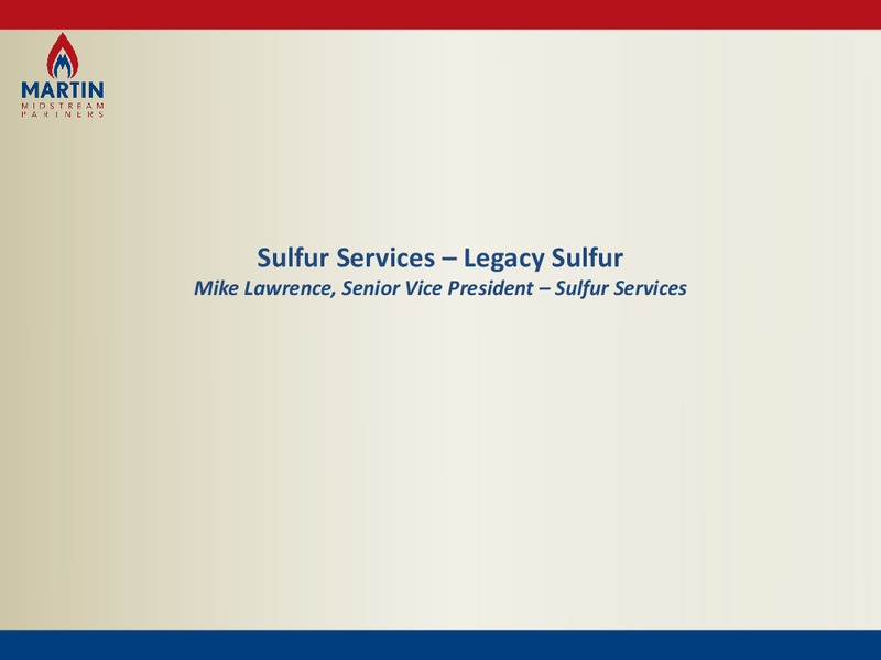 2014 Anaylst and Investor Day – Martin Midstream Partners Lp – slide 41