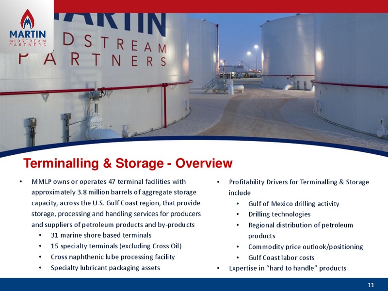 NAPTP ANNUAL INVESTOR CONFERENCE – Martin Midstream Partners Lp – slide 10