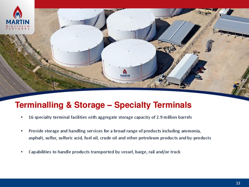 NAPTP ANNUAL INVESTOR CONFERENCE – Martin Midstream Partners Lp – slide 12