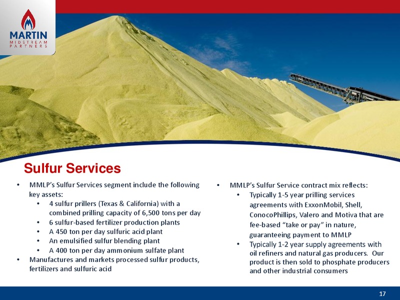 NAPTP ANNUAL INVESTOR CONFERENCE – Martin Midstream Partners Lp – slide 16