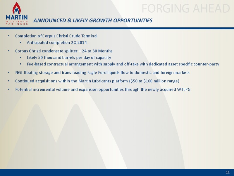 BAML Energy and Power Leverage Finance Conference – Martin Midstream Partners Lp – slide 10