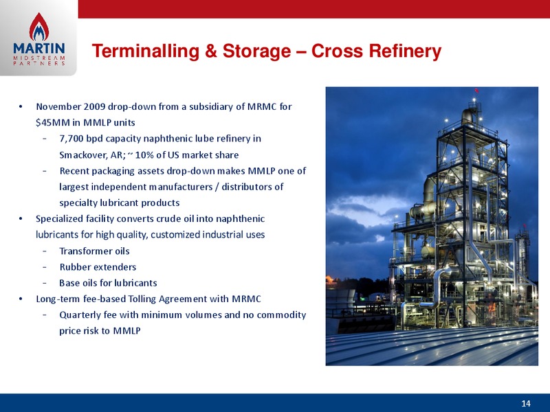 WELLS FARGO 2013 ENERGY SYMPOSIUM – Martin Midstream Partners Lp – slide 13
