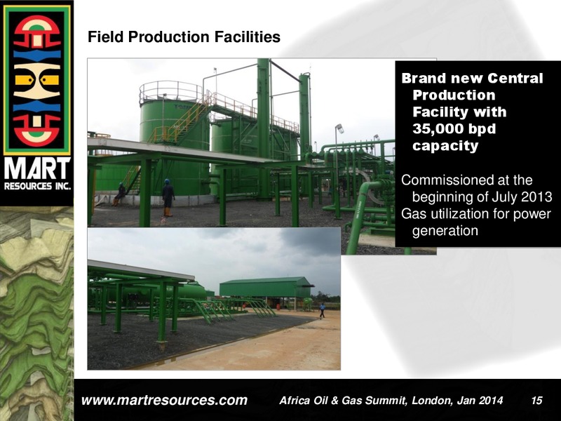 INVESTOR PRESENTATION – Mart Resources Inc – slide 14