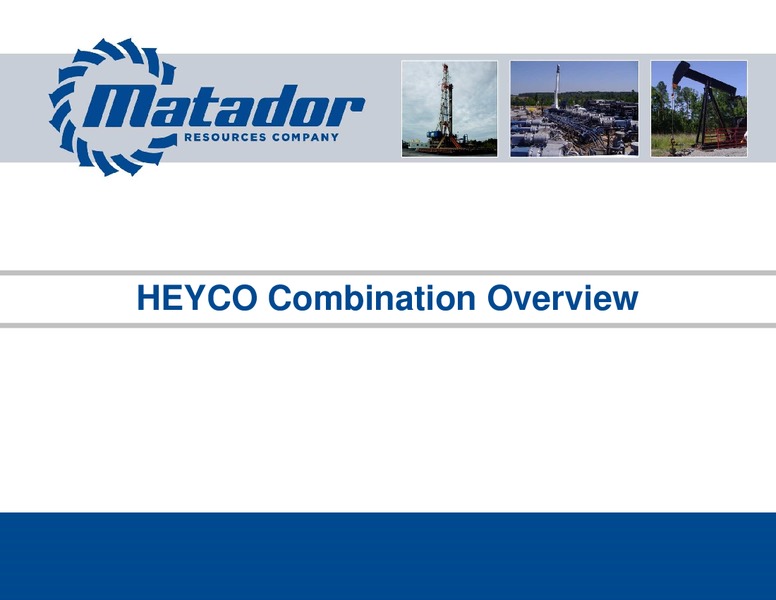 2015 Analyst Day Presentation – Matador Resources Company – slide 15