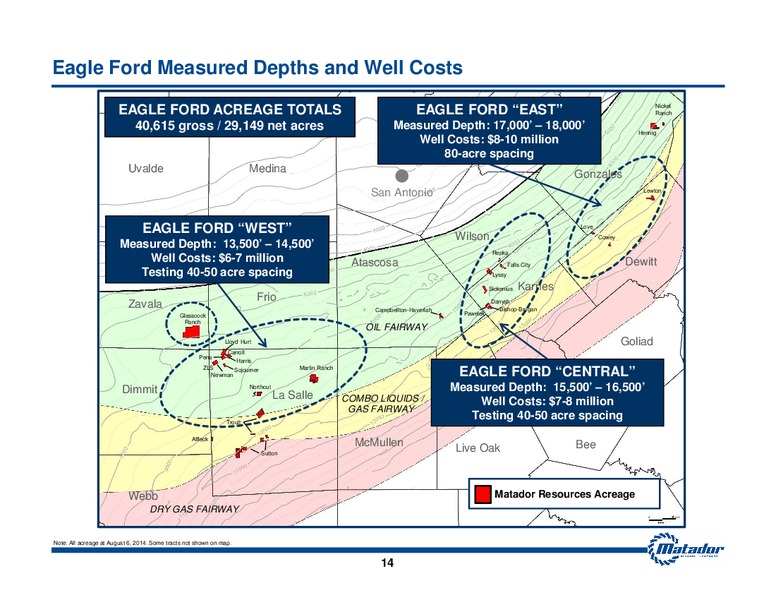 September 2014 Investor Presentation – Matador Resources Company – slide 13