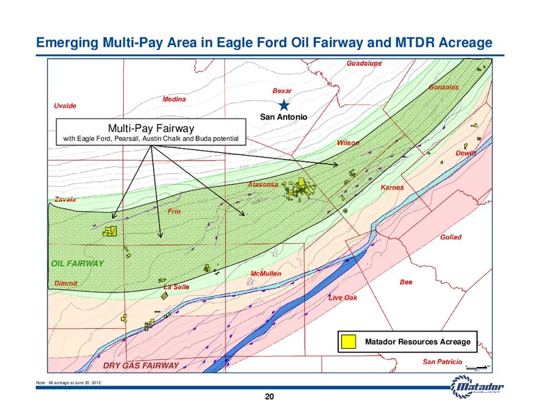 October 2012 Investor Presentation – Matador Resources Company – slide 20