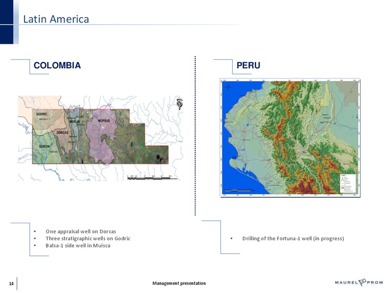 Management Presentation – Maurel Et Prom – slide 14