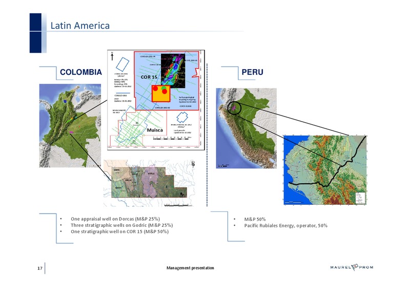 MANAGEMENT PRESENTATION – Maurel Et Prom – slide 17