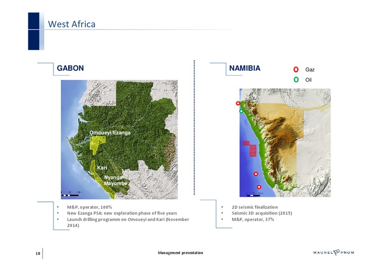 MANAGEMENT PRESENTATION – Maurel Et Prom – slide 18