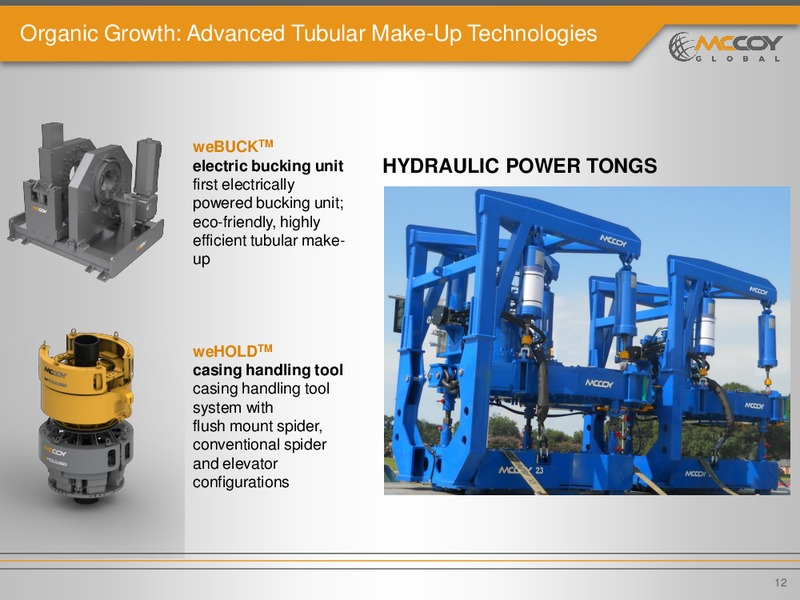 INVESTOR PRESENTATION – Mccoy Global – slide 11