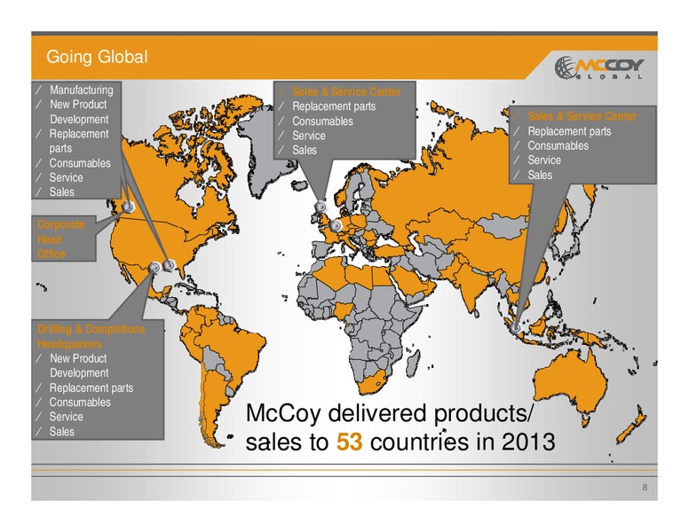 Investor Presentation – Mccoy Global – slide 7