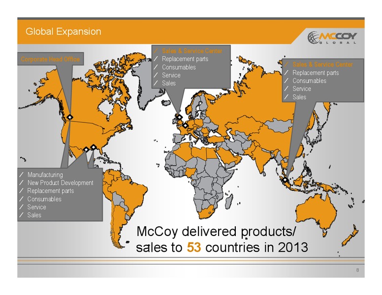 Investor Presentation – Mccoy Global – slide 7