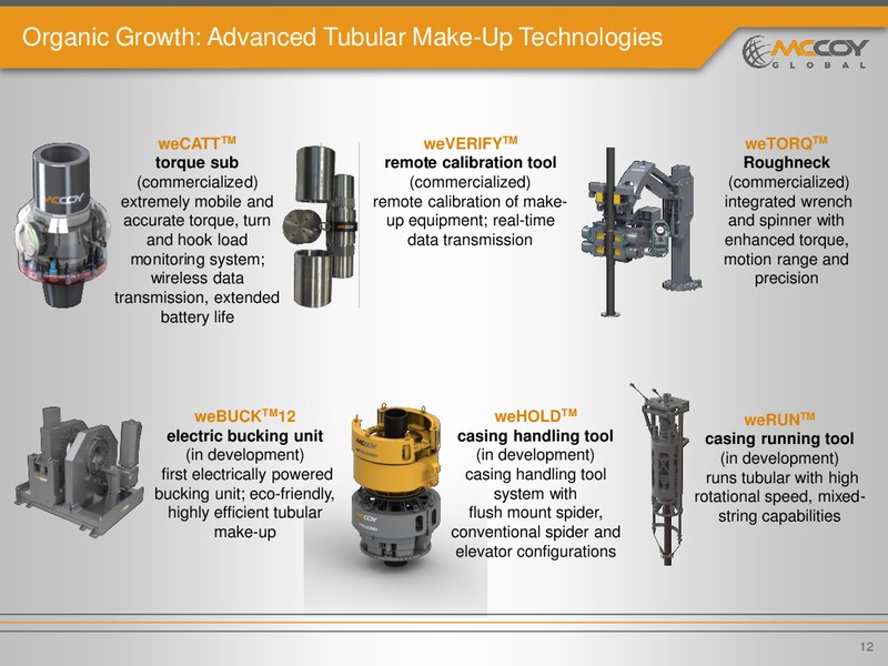 Investor Presentation – Mccoy Global – slide 11