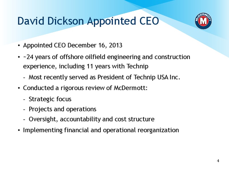 HOWARD WEIL ENERGY CONFERENCE – Mcdermott International – slide 3