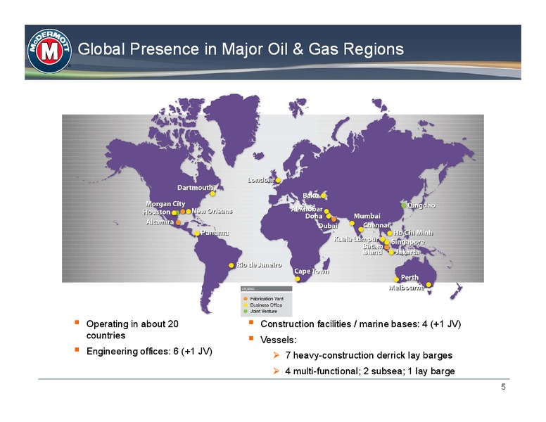 SEPTEMBER 2012 INDUSTRIAL CONFERENCE – Mcdermott International – slide 4