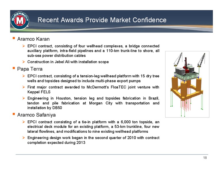 JOHNSON RICE ENERGY CONFERENCE – Mcdermott International – slide 17
