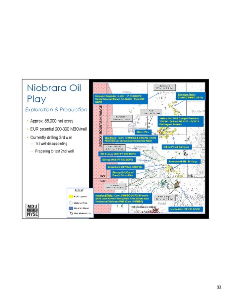 Investor Presentation – MDU Resources Group Inc. – slide 12