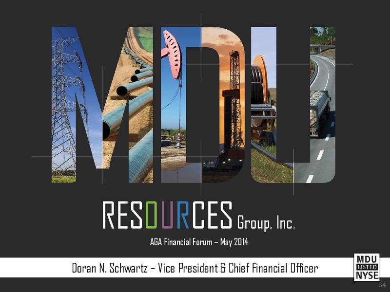 AGA Financial Forum – MDU Resources Group Inc. – slide 33