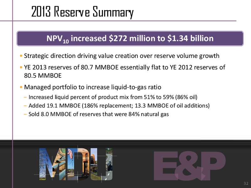 Investors Relations – MDU Resources Group Inc. – slide 31