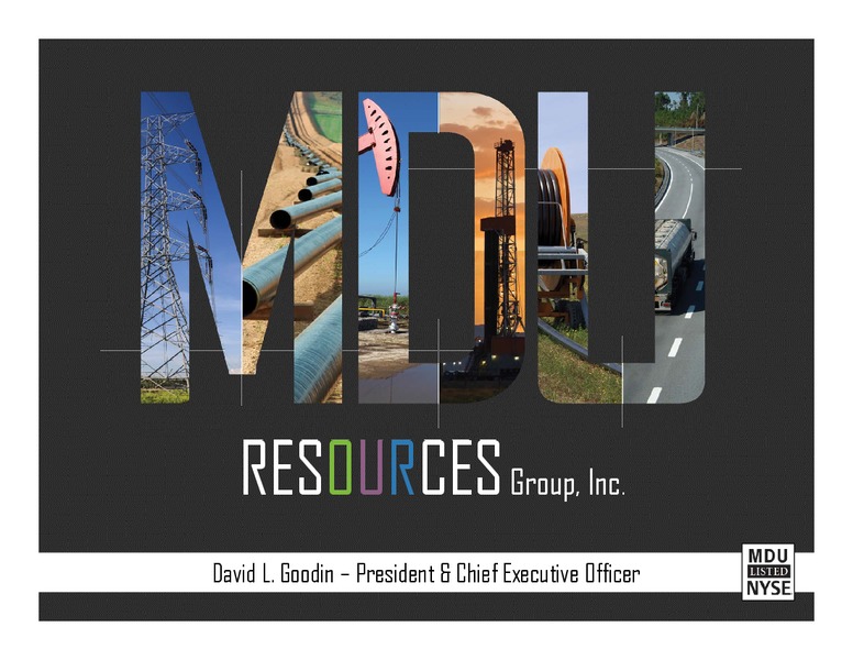 2014 EARNINGS CALL – MDU Resources Group Inc. – slide 3