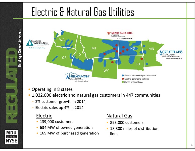 INVESTOR PRESENTATION – MDU Resources Group Inc. – slide 5