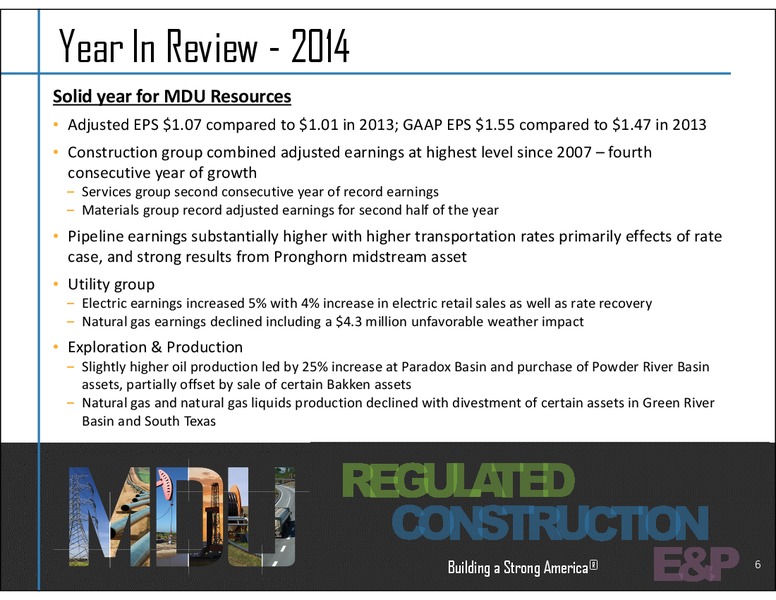 Analyst Seminar – MDU Resources Group Inc. – slide 5