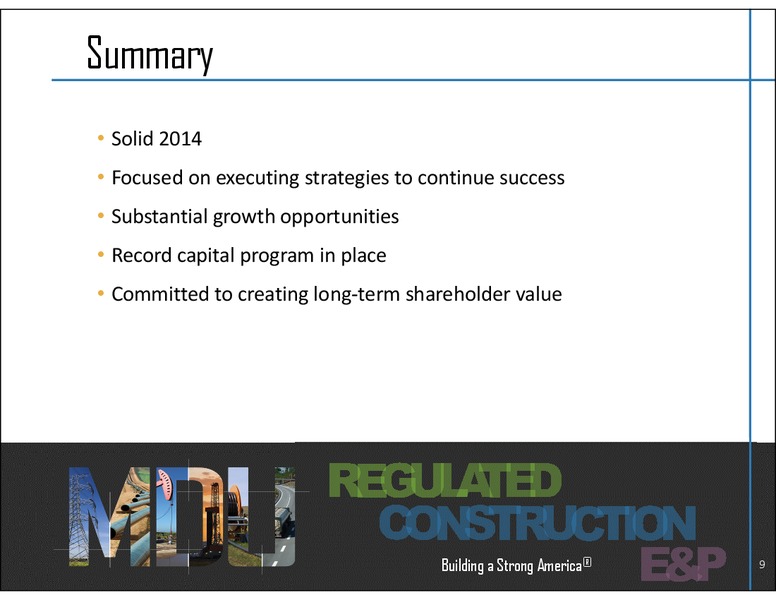 Analyst Seminar – MDU Resources Group Inc. – slide 8