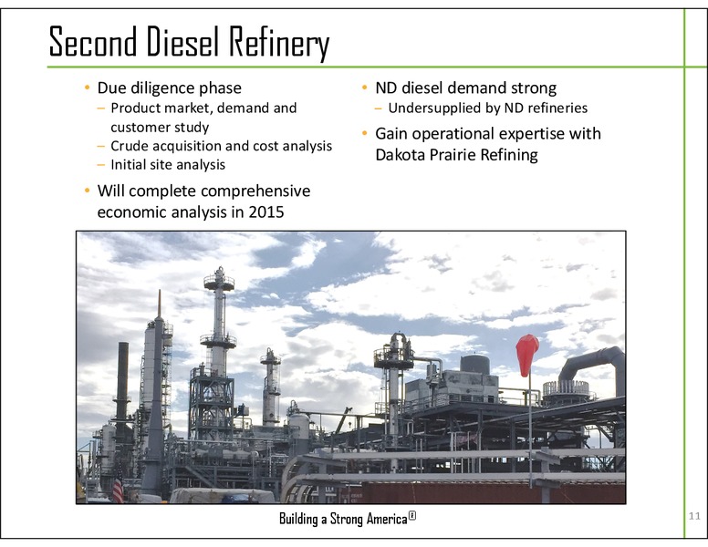 Energy Building A Strong America – MDU Resources Group Inc. – slide 11